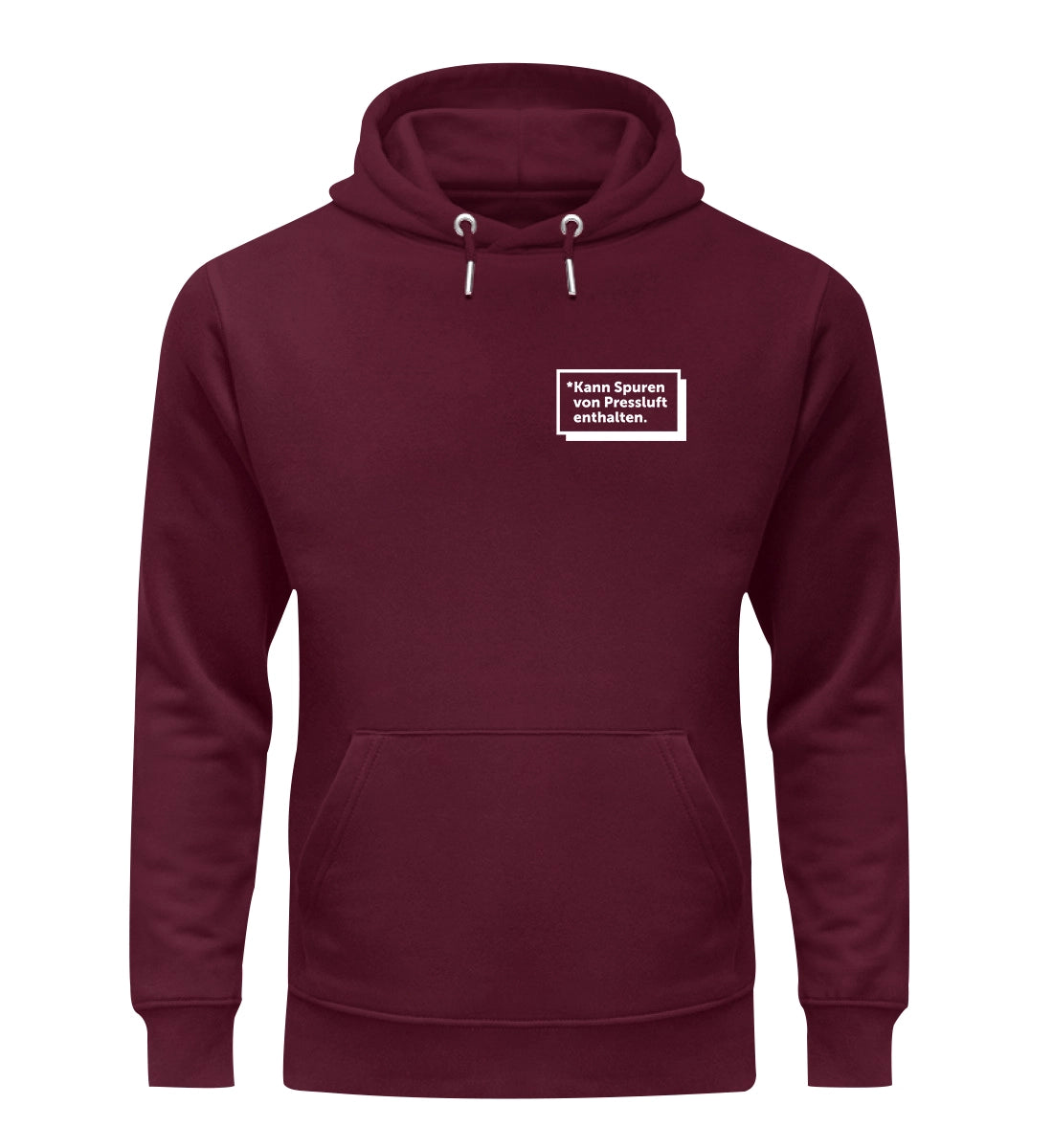 Kann Spuren von Pressluft enthalten - Bio Hoodie