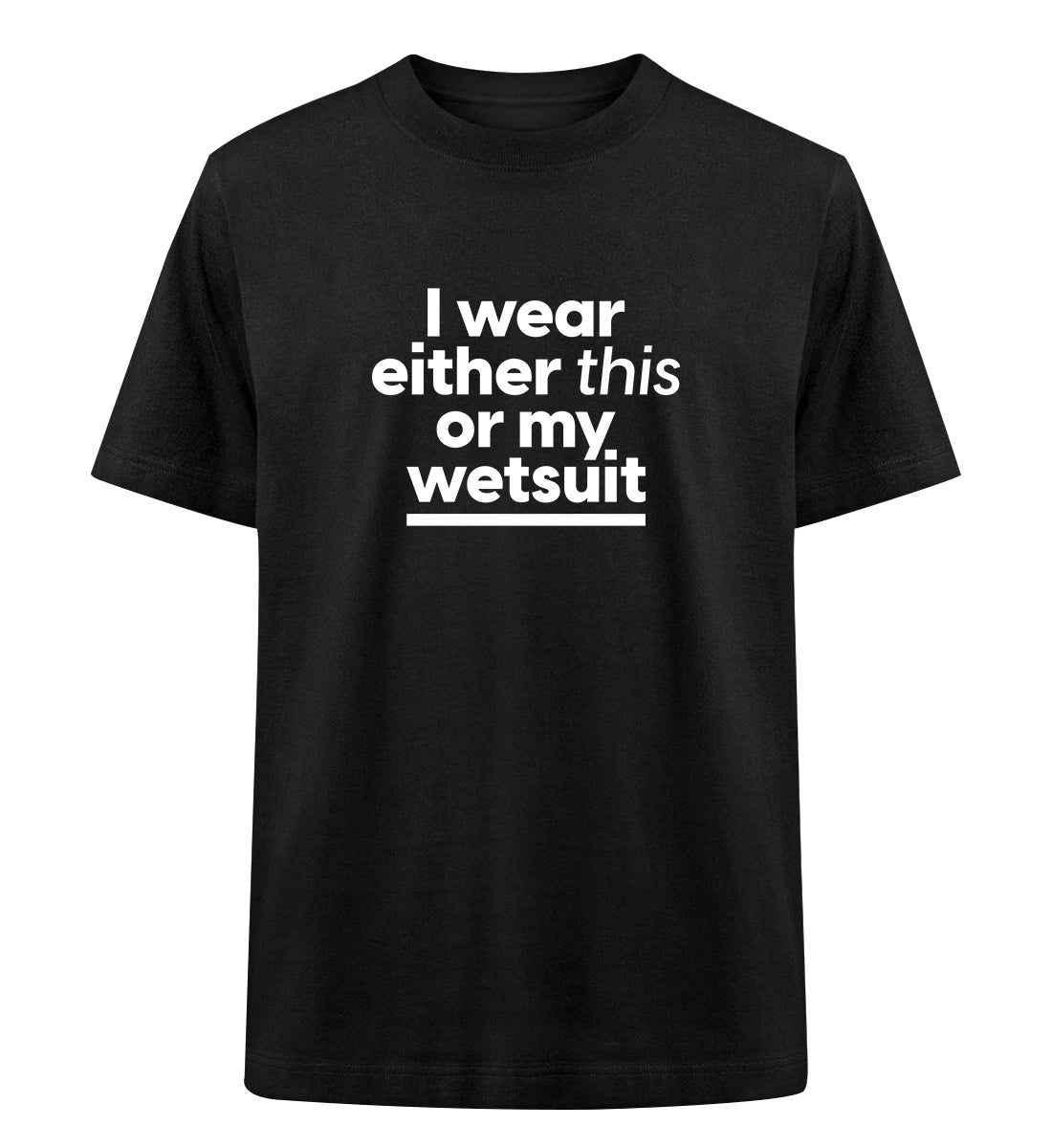 Wetsuit - 100 % Bio Oversized T-Shirt