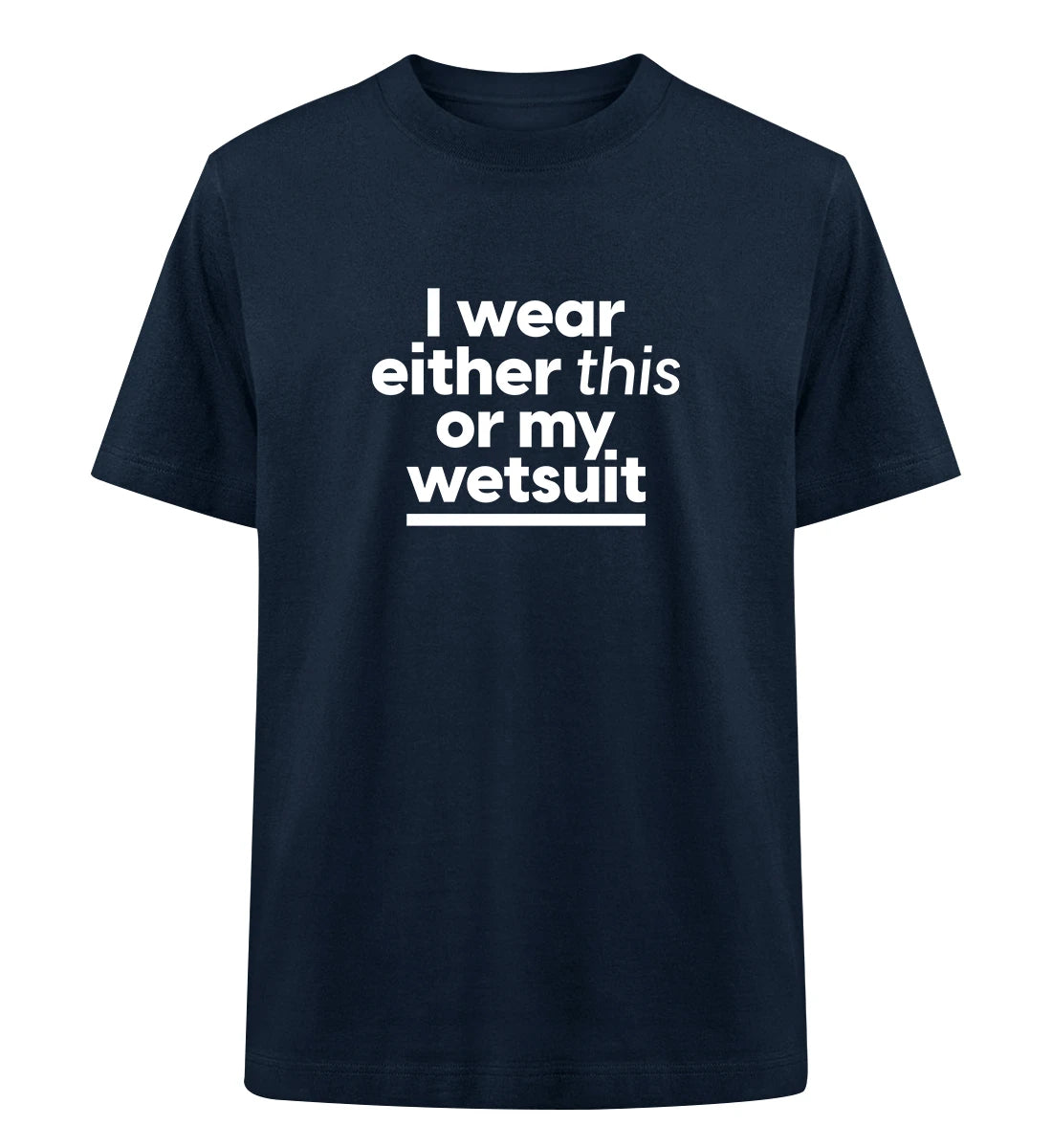 Wetsuit - 100 % Bio Oversized T-Shirt