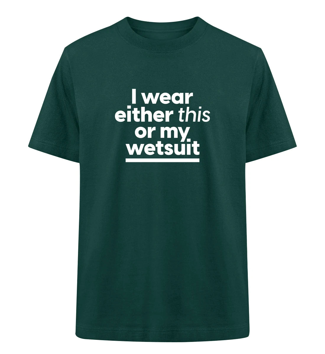 Wetsuit - 100 % Bio Oversized T-Shirt