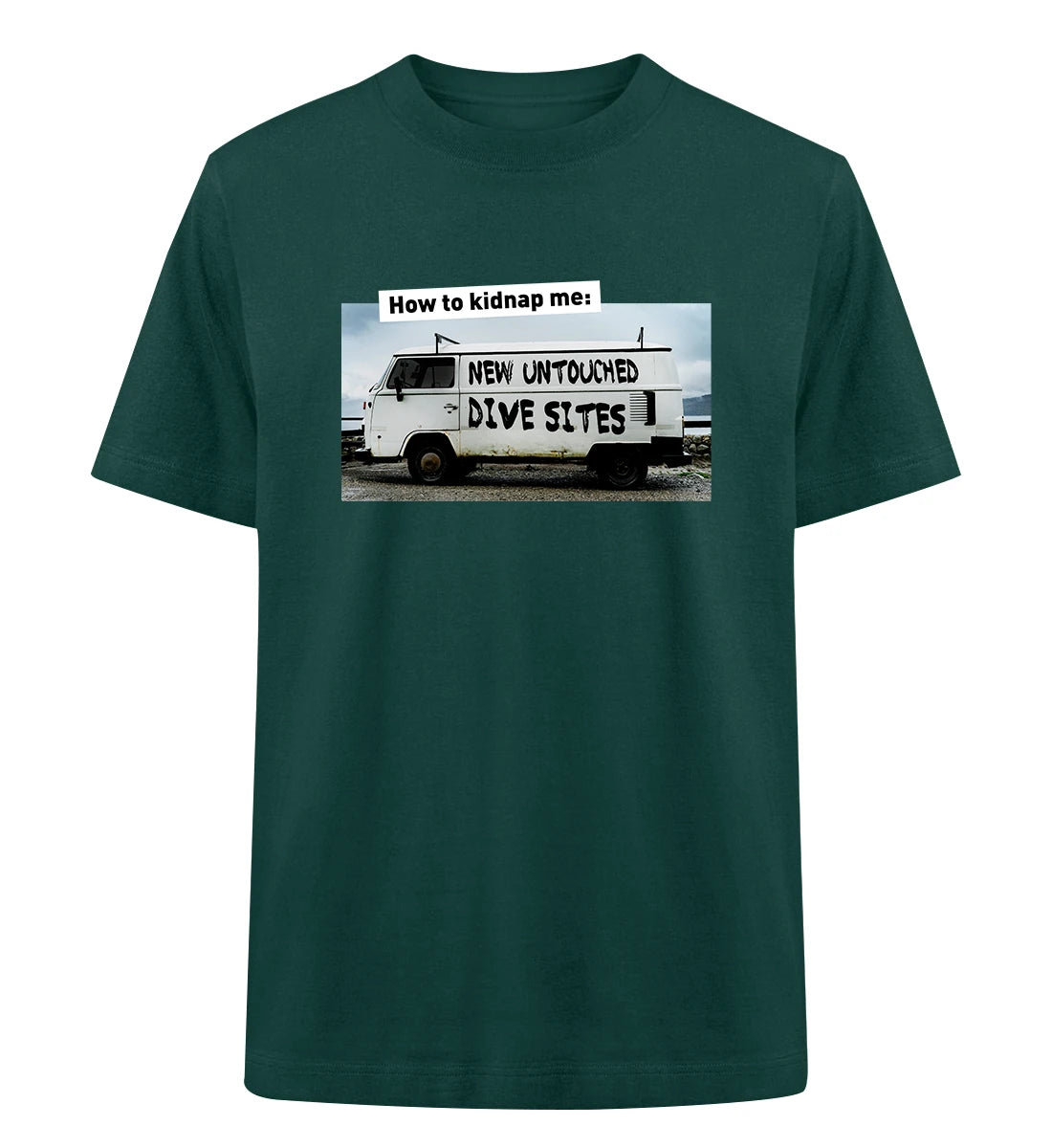 Untouched Dive Sites - 100 % Bio Oversized T-Shirt