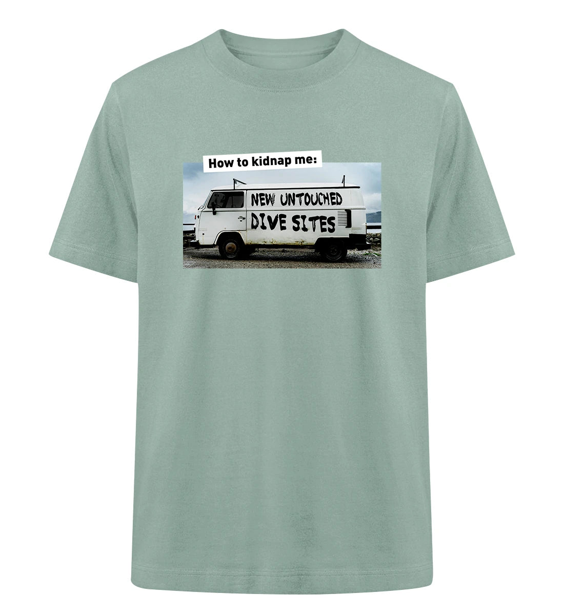 Untouched Dive Sites - 100 % Bio Oversized T-Shirt