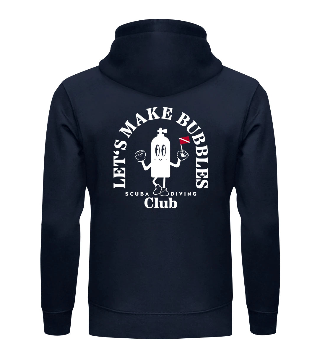 Let's make Bubbles Backprint - Bio Hoodie