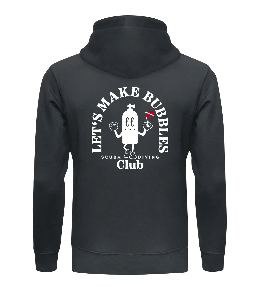 Let's make Bubbles Backprint - Bio Hoodie