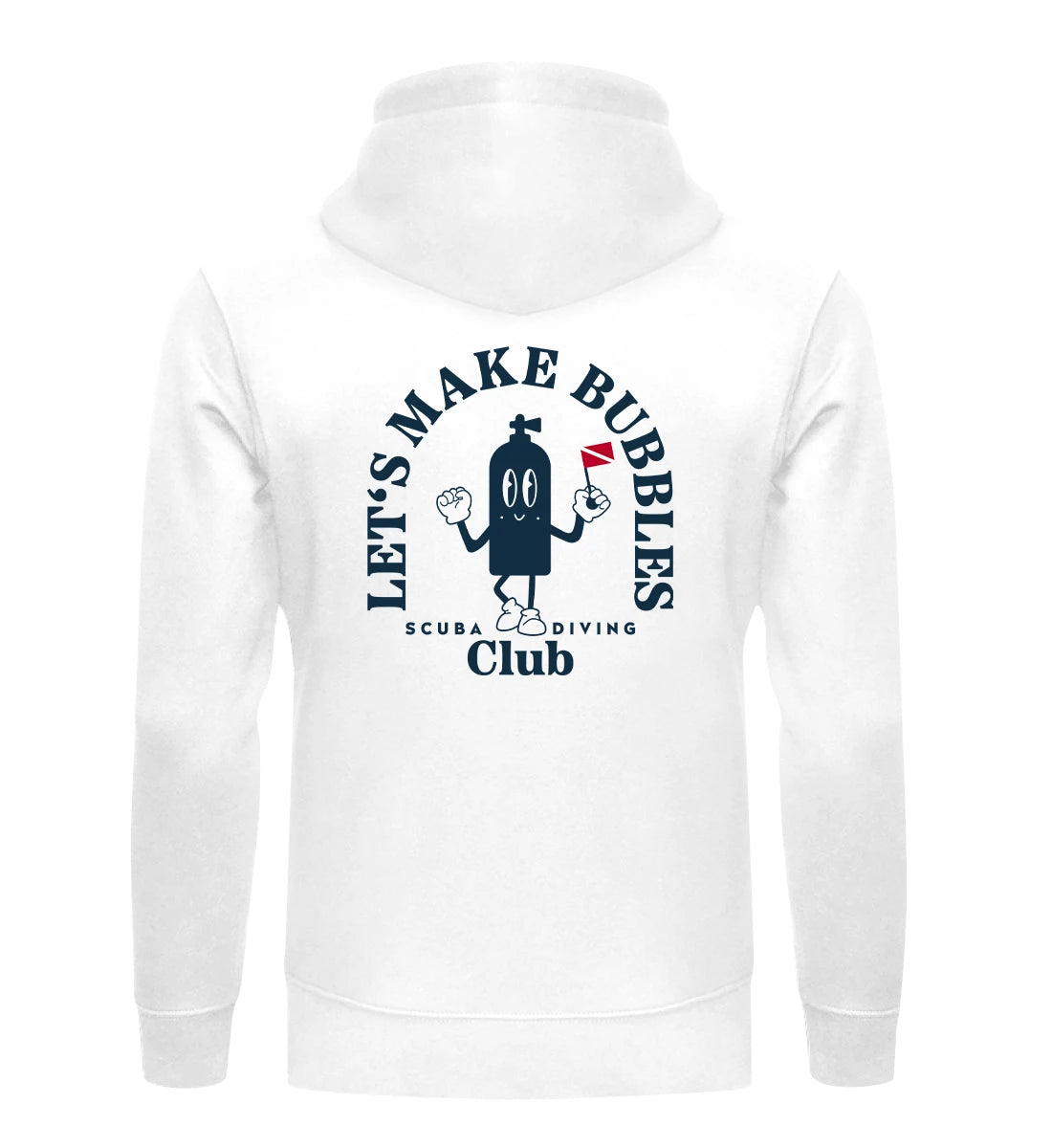 Let's make Bubbles Backprint - Bio Hoodie