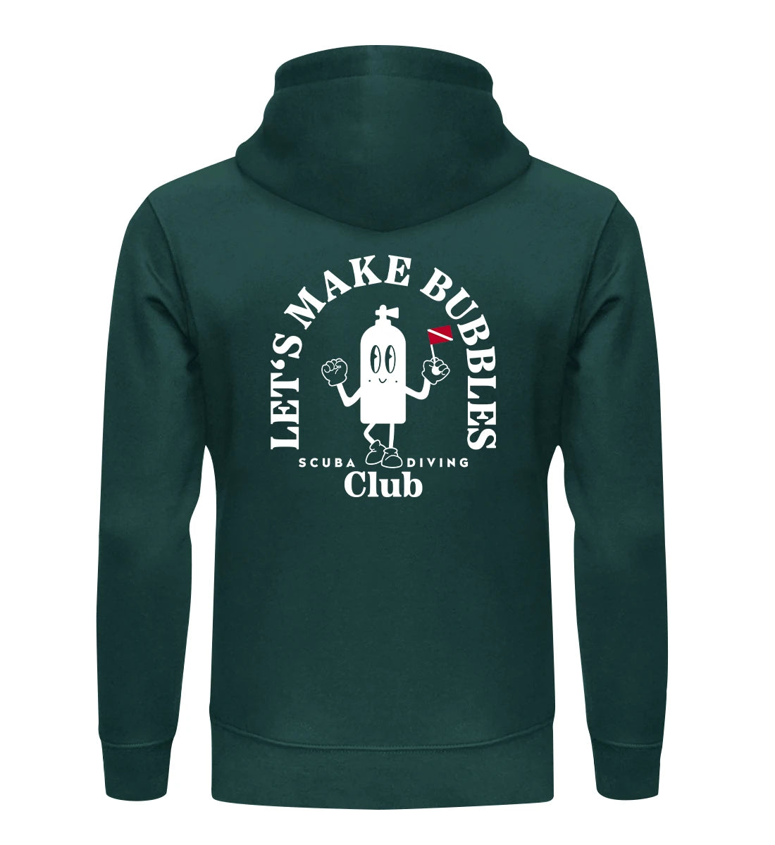 Let's make Bubbles Backprint - Bio Hoodie