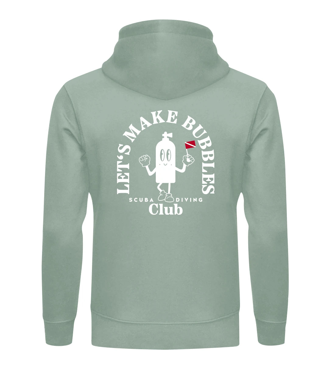 Let's make Bubbles Backprint - Bio Hoodie