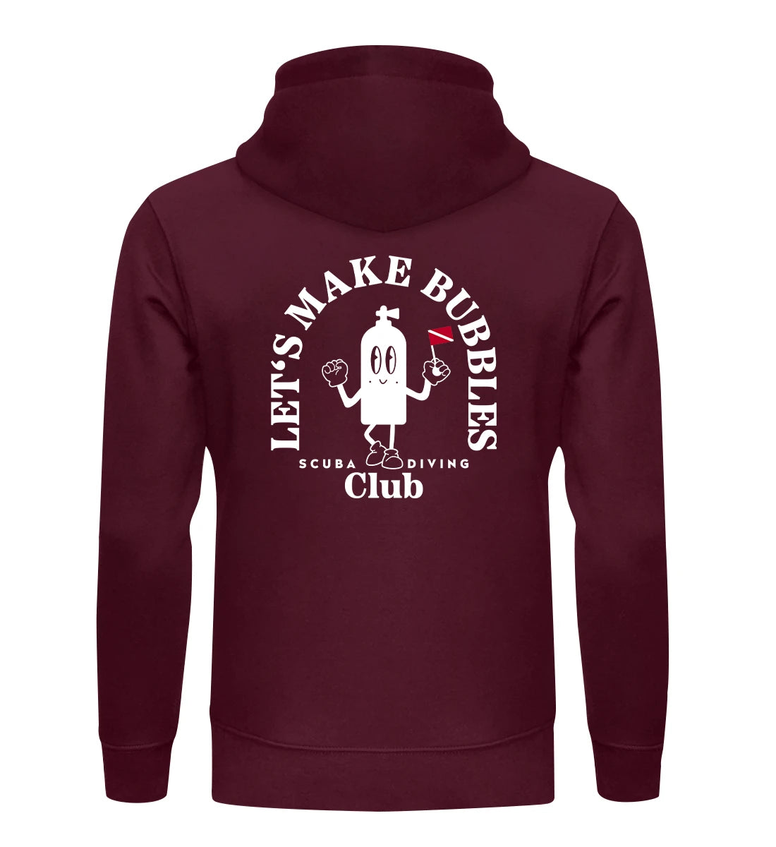 Let's make Bubbles Backprint - Bio Hoodie