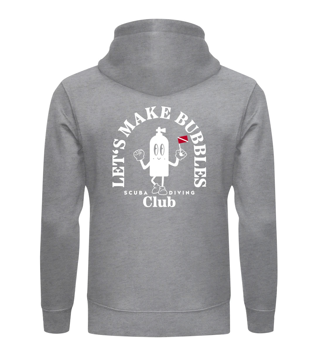 Let's make Bubbles Backprint - Bio Hoodie