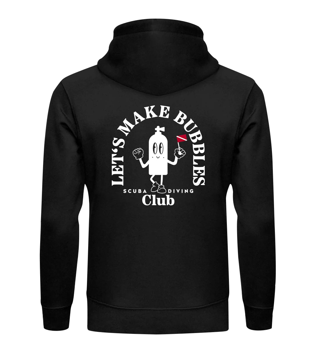 Let's make Bubbles Backprint - Bio Hoodie