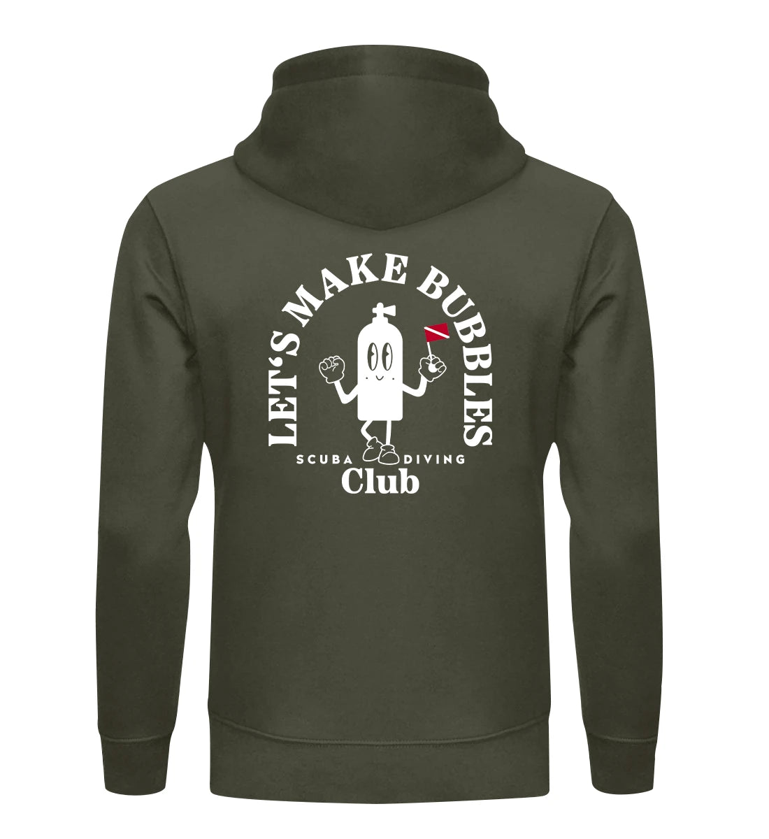 Let's make Bubbles Backprint - Bio Hoodie