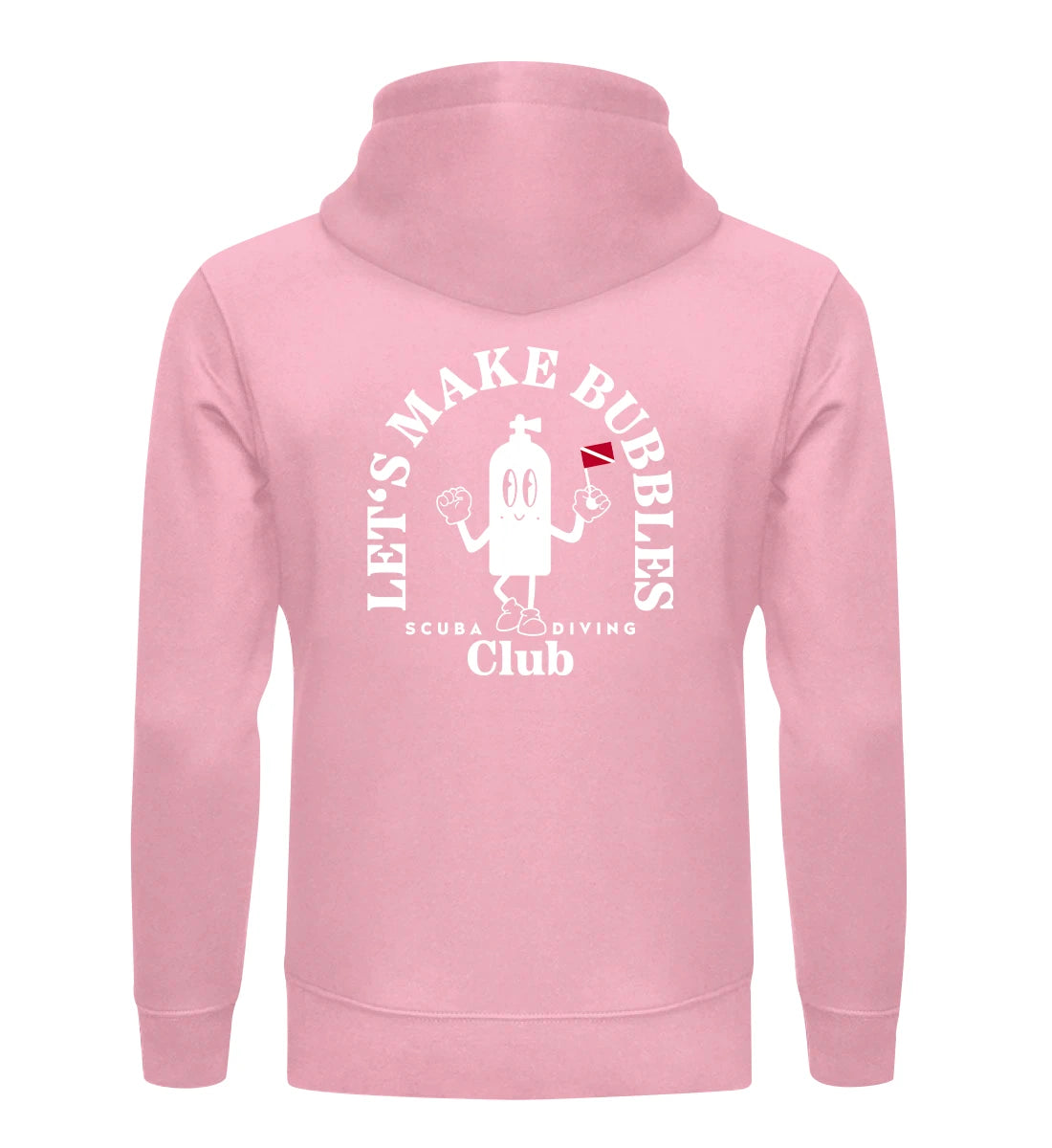 Let's make Bubbles Backprint - Bio Hoodie
