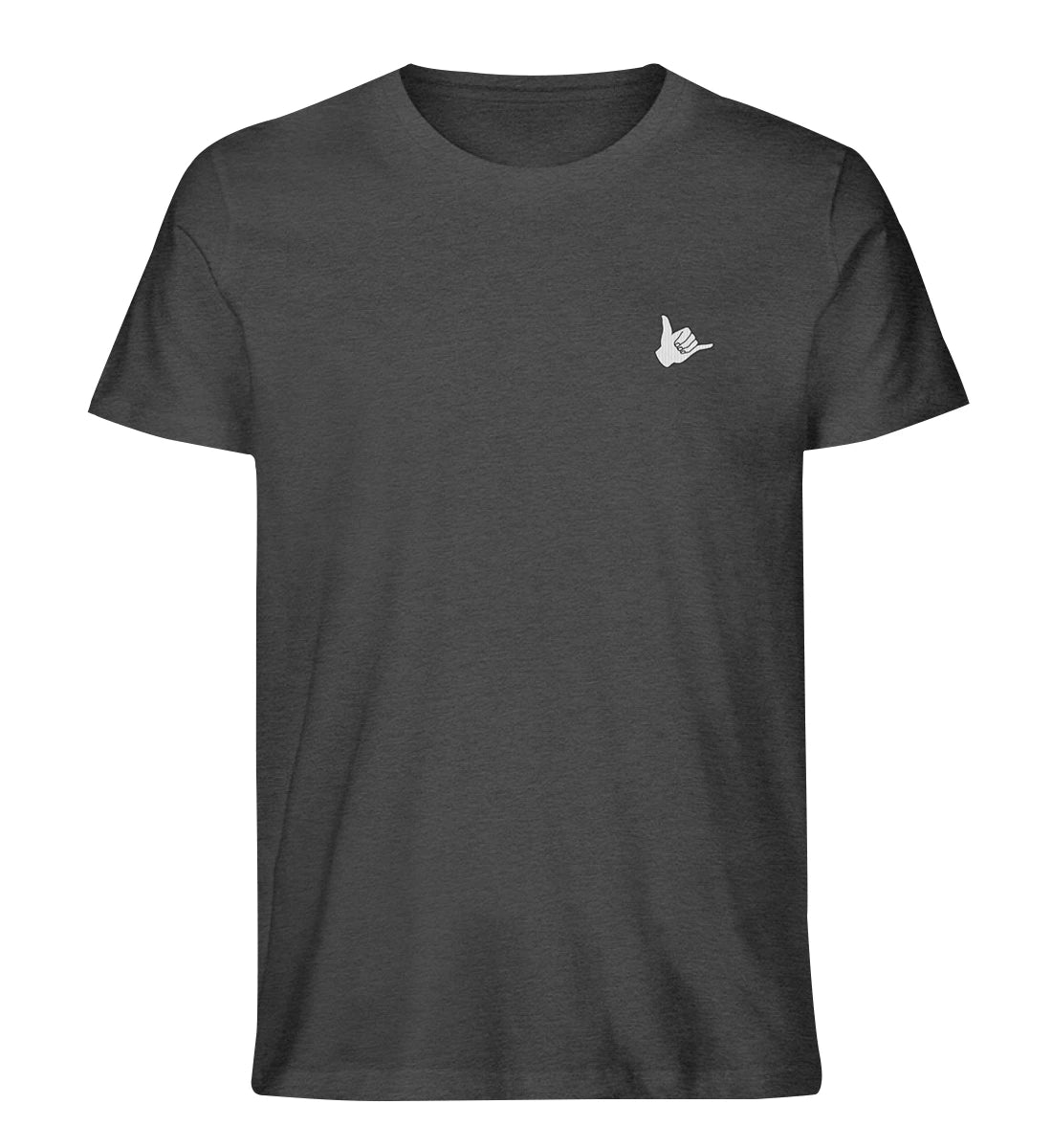 Shaka gestickt - 100 % Bio Shirt mit Stick