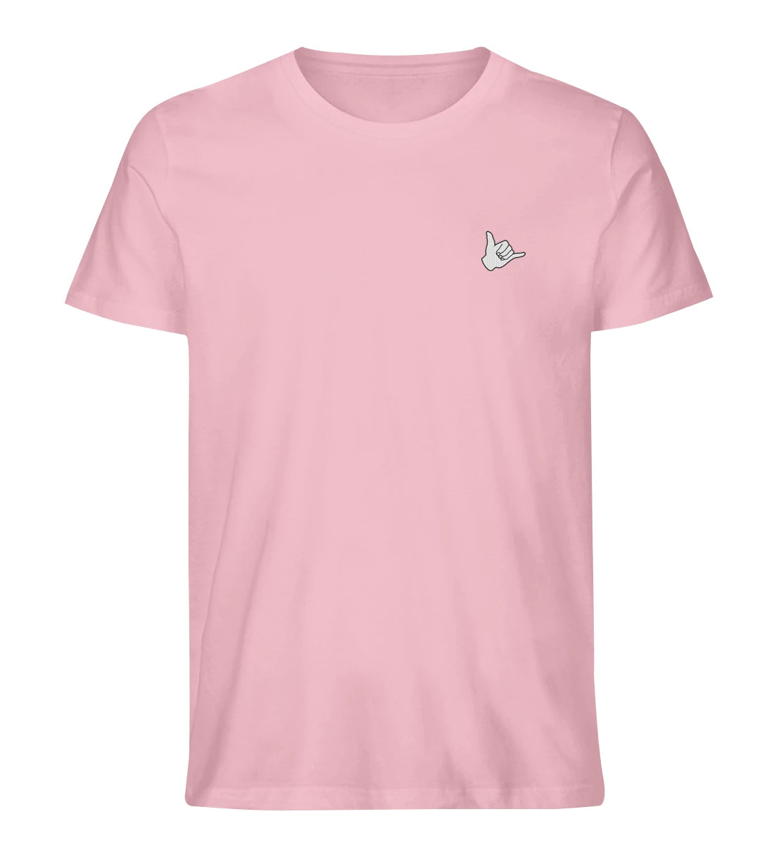 Shaka gestickt - 100 % Bio Shirt mit Stick