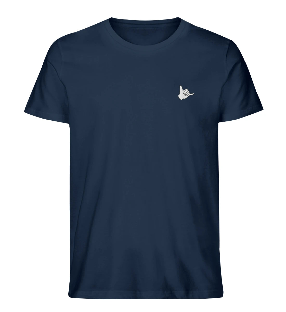 Shaka gestickt - 100 % Bio Shirt mit Stick