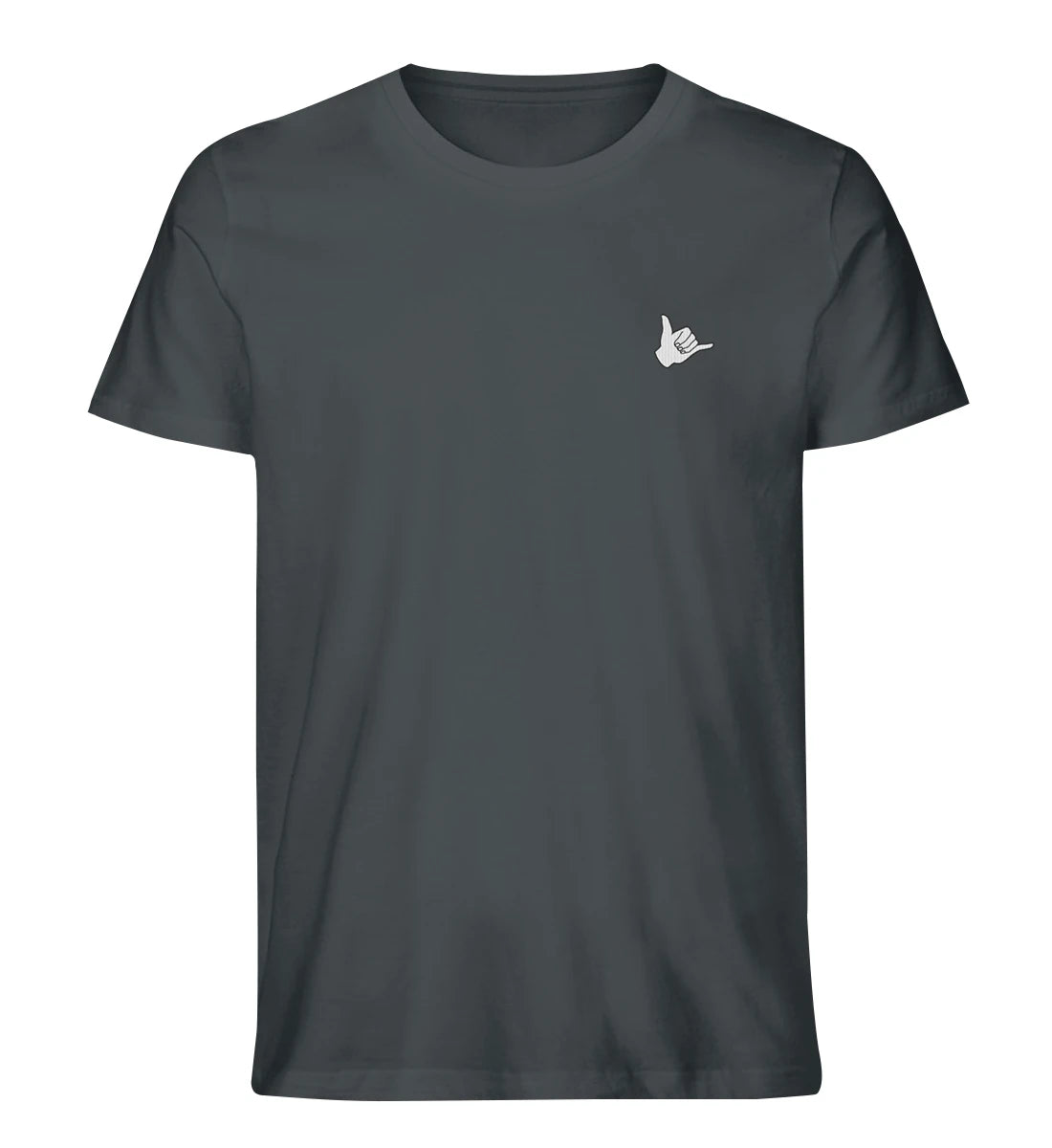 Shaka gestickt - 100 % Bio Shirt mit Stick