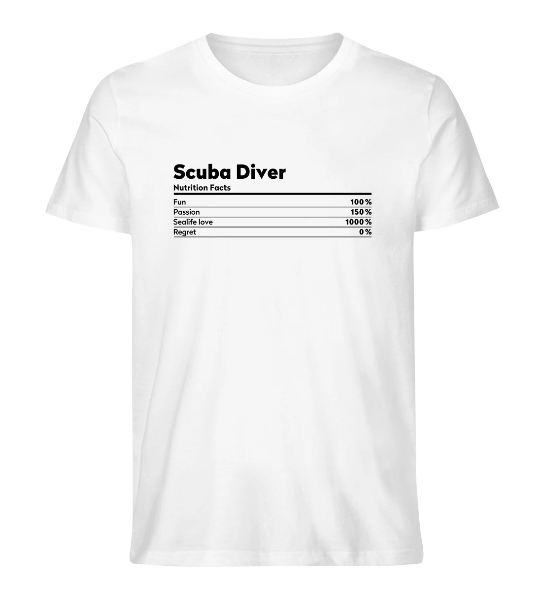 Scuba Diver Nutrition - 100 % Bio T-Shirt