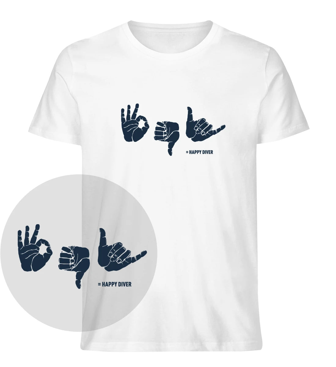 Happy Diver - 100 % Bio T-Shirt