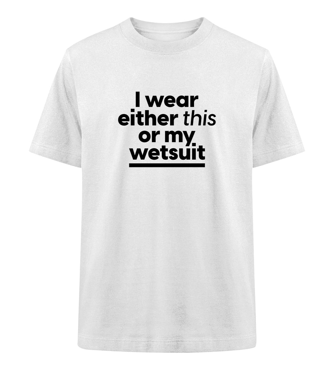 Wetsuit - 100 % Bio Oversized T-Shirt