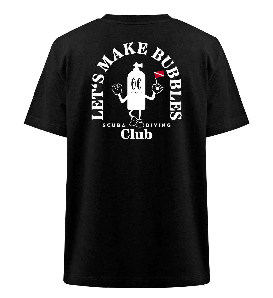 Let's make Bubbles Backprint - 100 % Bio Oversized T-Shirt