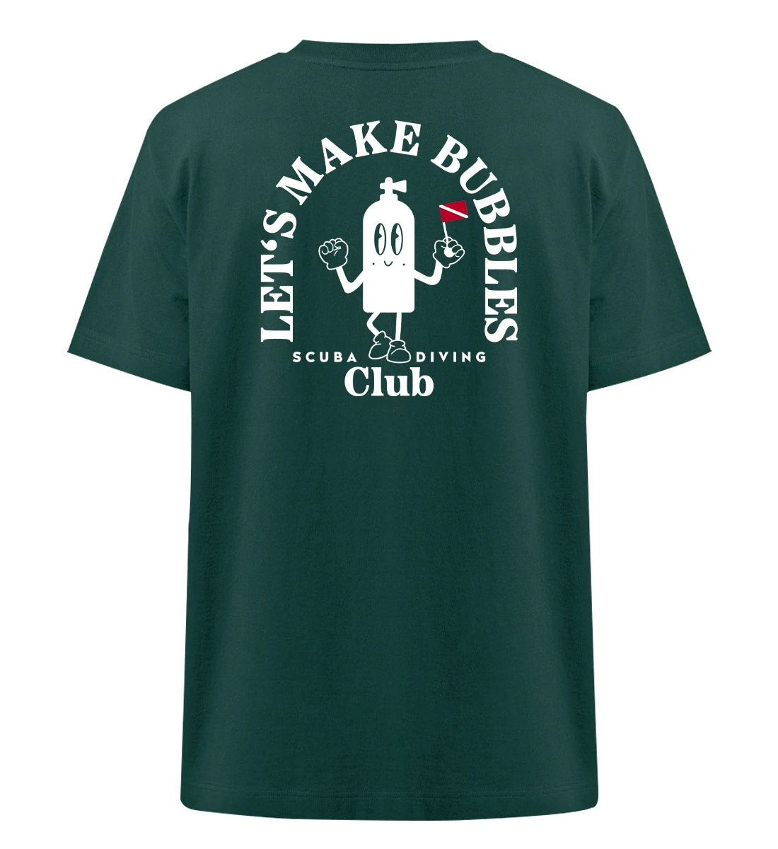 Let's make Bubbles Backprint - 100 % Bio Oversized T-Shirt