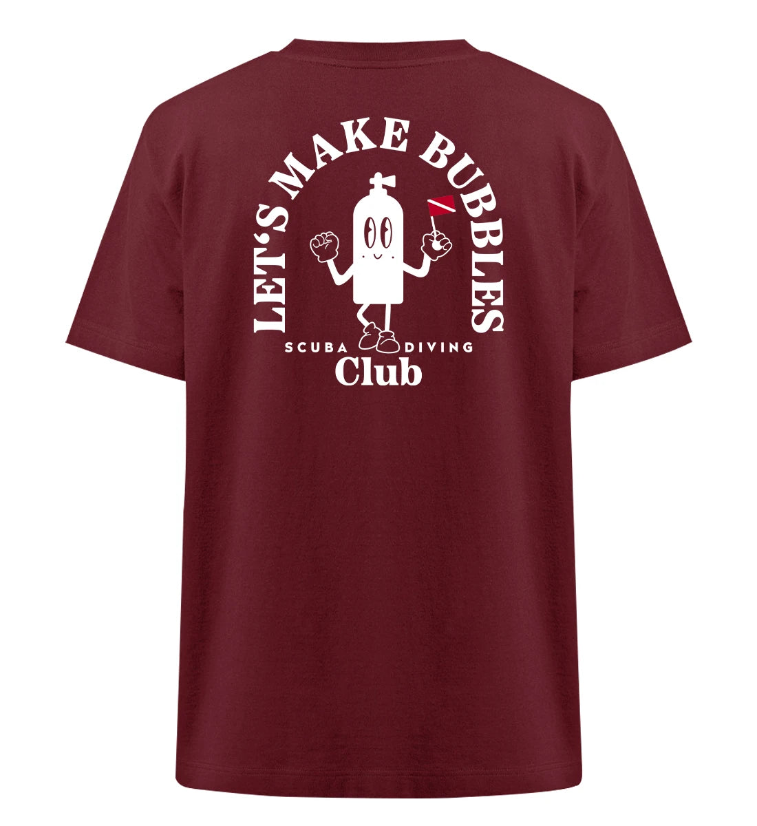 Let's make Bubbles Backprint - 100 % Bio Oversized T-Shirt