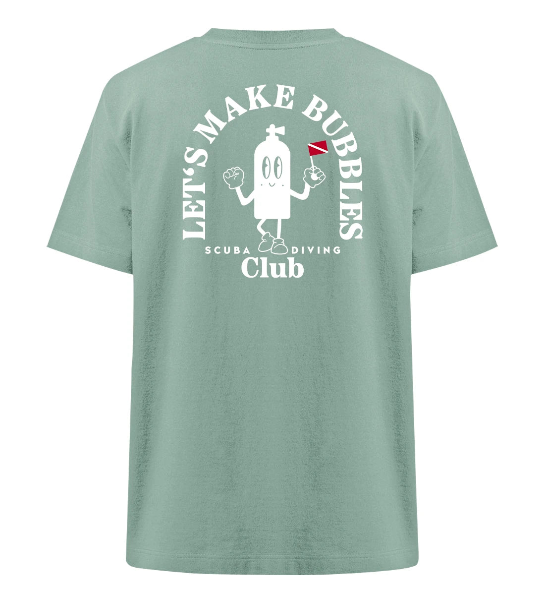 Let's make Bubbles Backprint - 100 % Bio Oversized T-Shirt