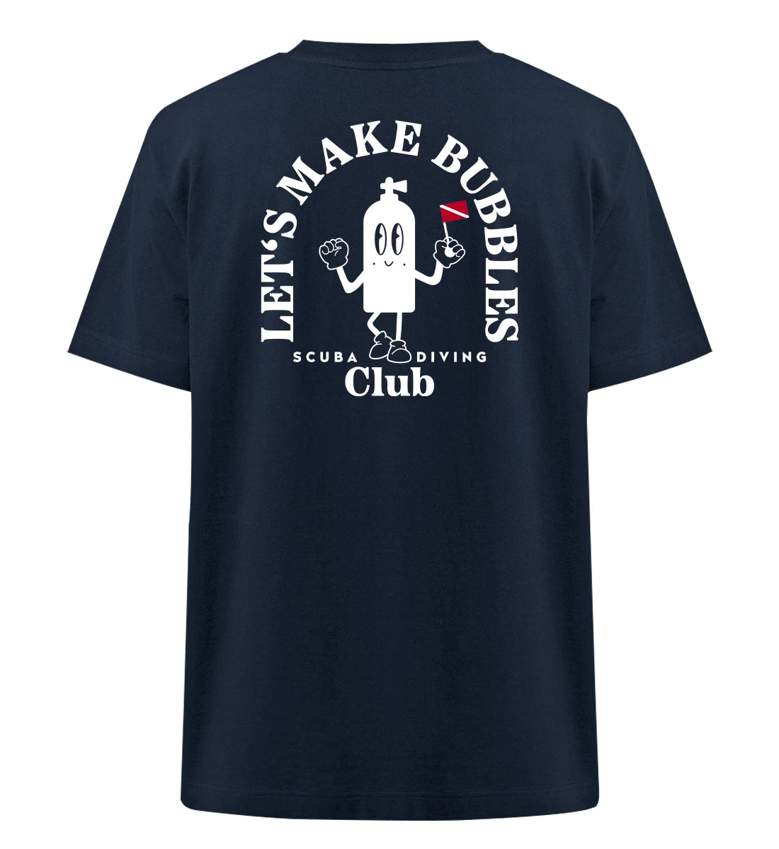 Let's make Bubbles Backprint - 100 % Bio Oversized T-Shirt