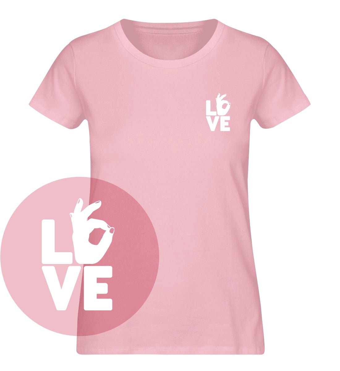 Love - 100 % Bio Frauen T-Shirt