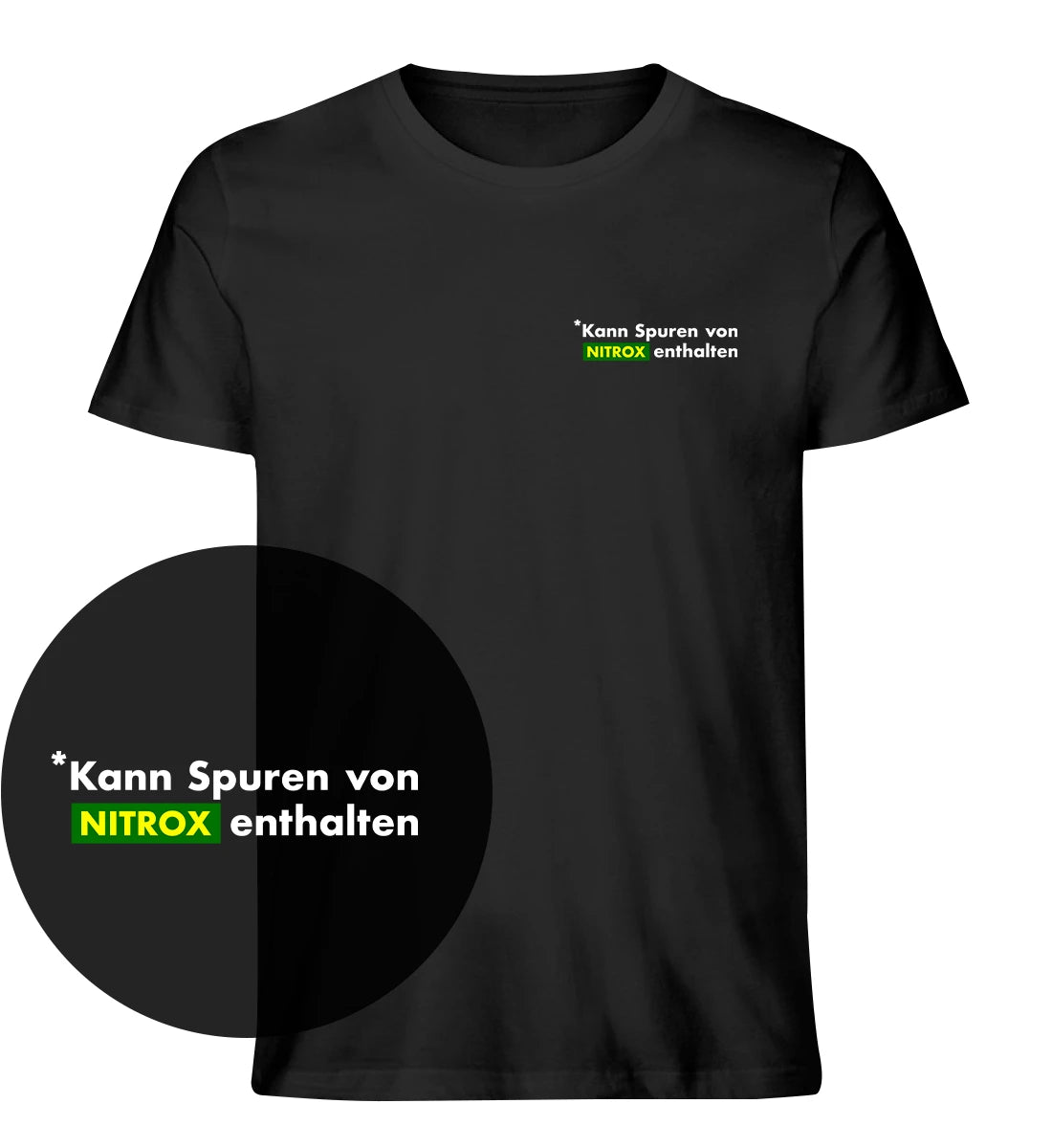 Kann Spuren von Nitrox enthalten - 100 % Bio T-Shirt