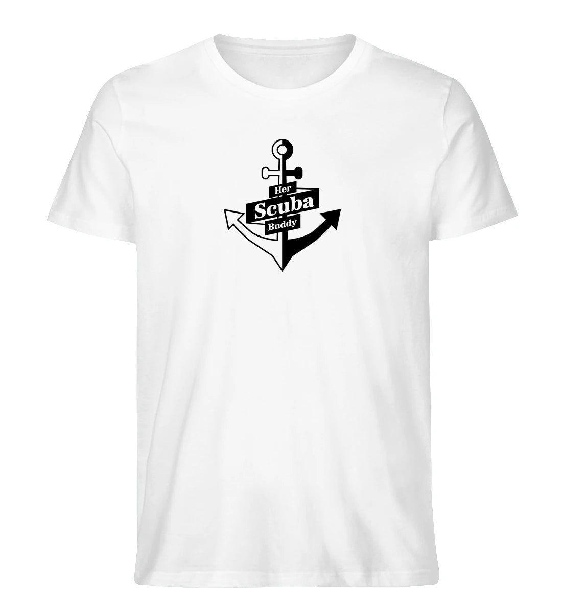 Her Scuba Buddy (bold) - 100 % Bio T-Shirt