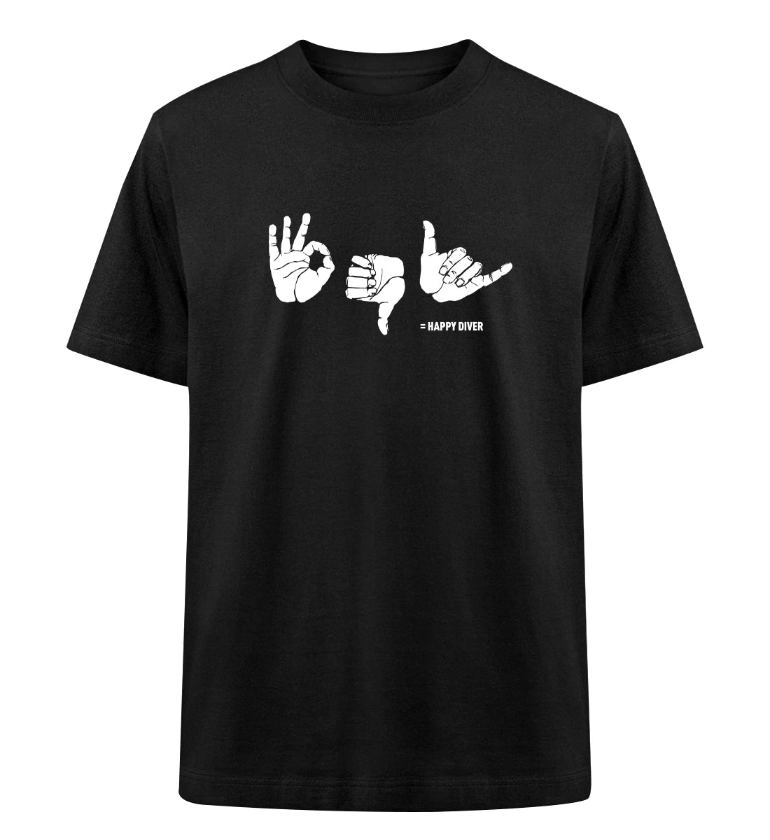 Happy Diver - 100 % Bio Oversized T-Shirt
