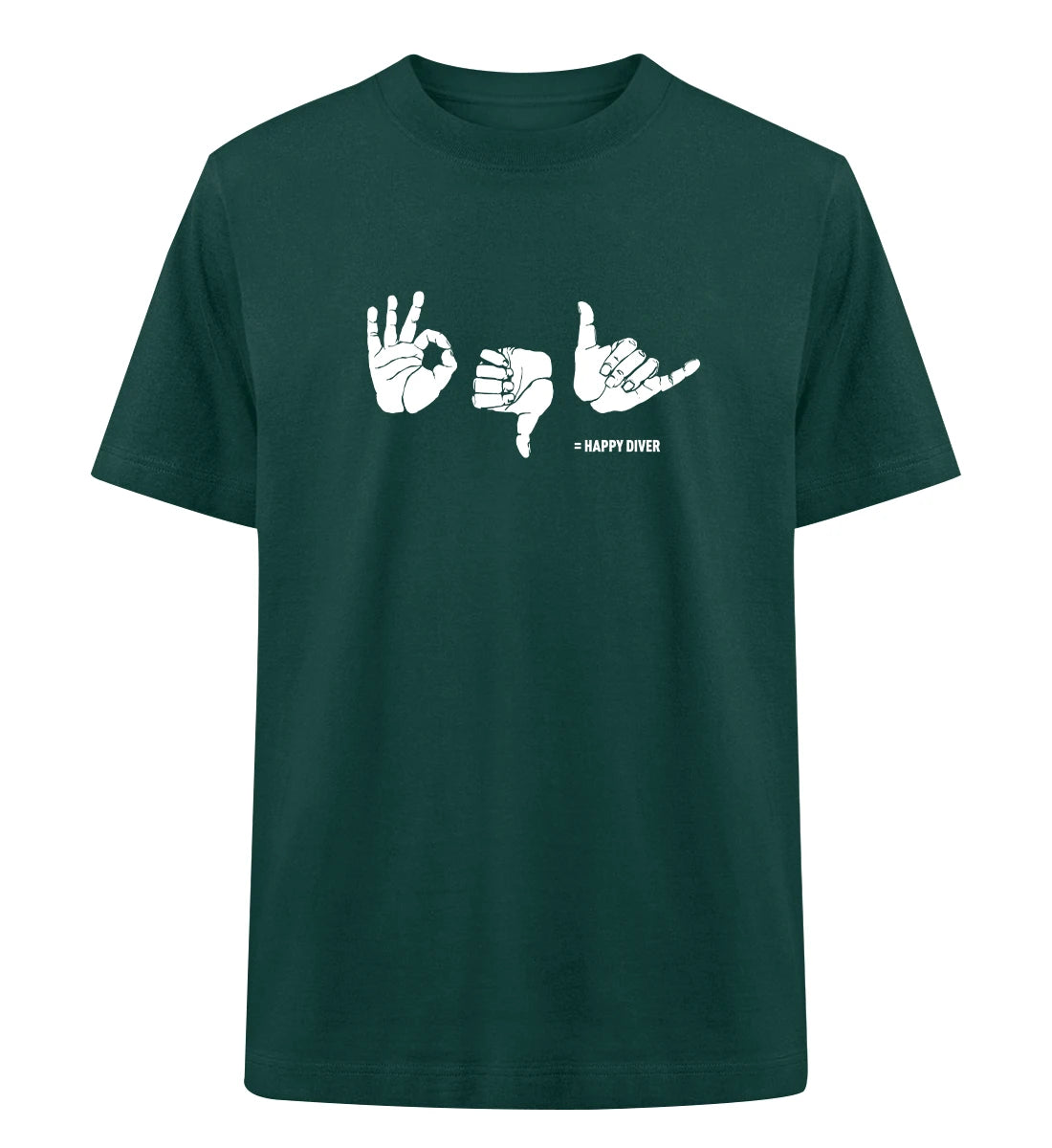 Happy Diver - 100 % Bio Oversized T-Shirt