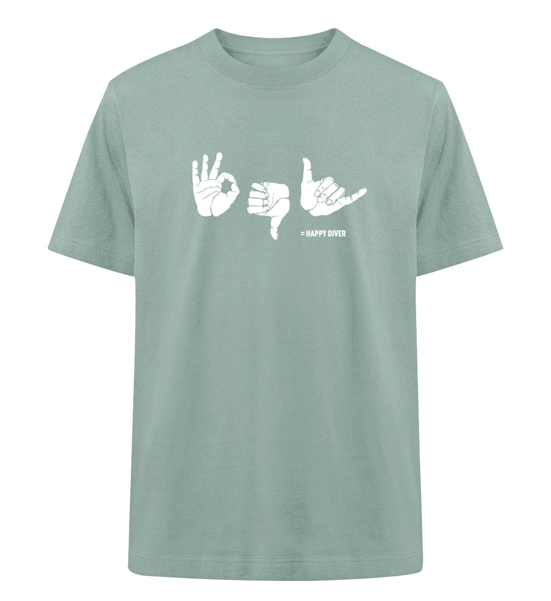 Happy Diver - 100 % Bio Oversized T-Shirt