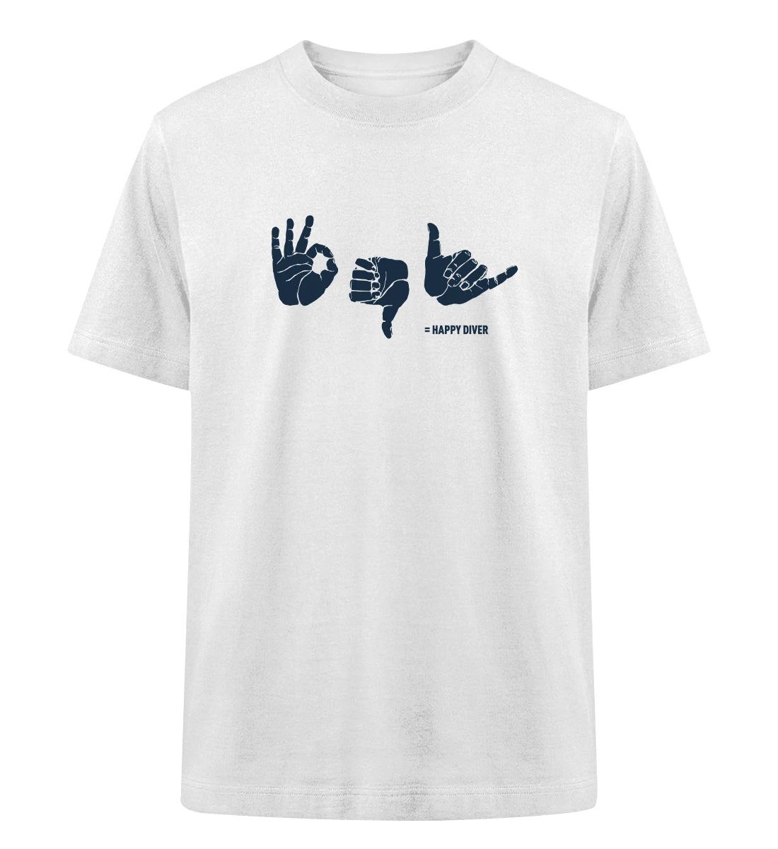 Happy Diver - 100 % Bio Oversized T-Shirt