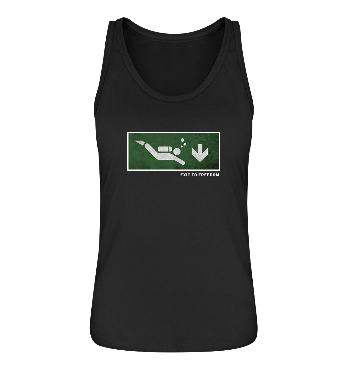 Exit to Freedom - 100 % Bio Frauen Tanktop