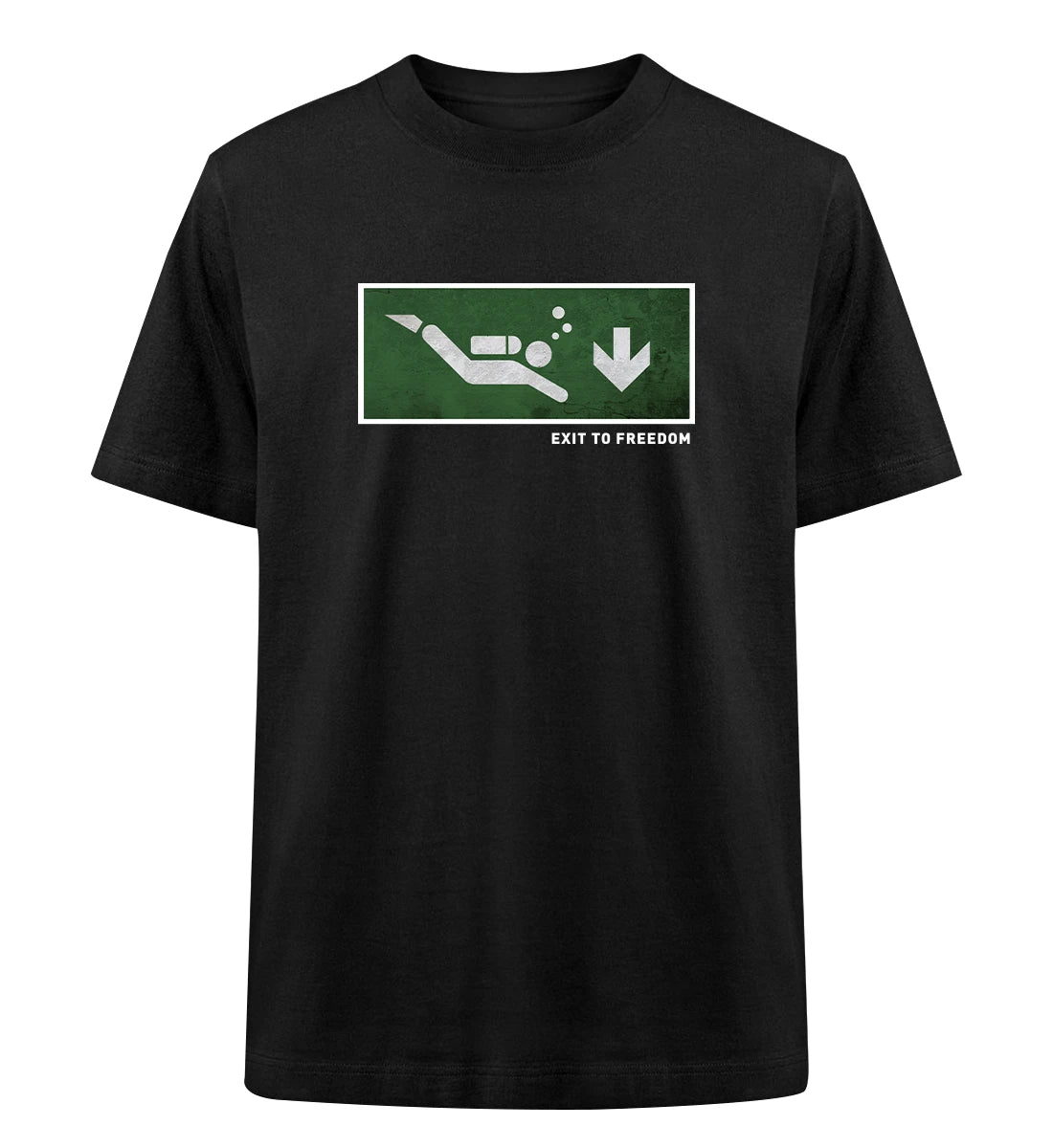 Exit to Freedom - 100 % Bio Oversized T-Shirt