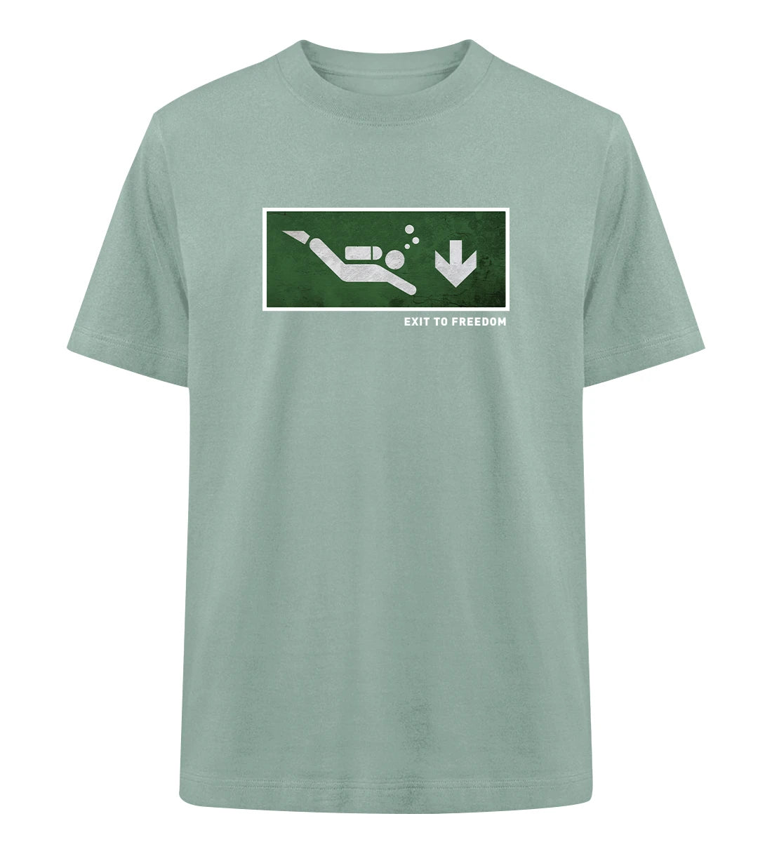 Exit to Freedom - 100 % Bio Oversized T-Shirt