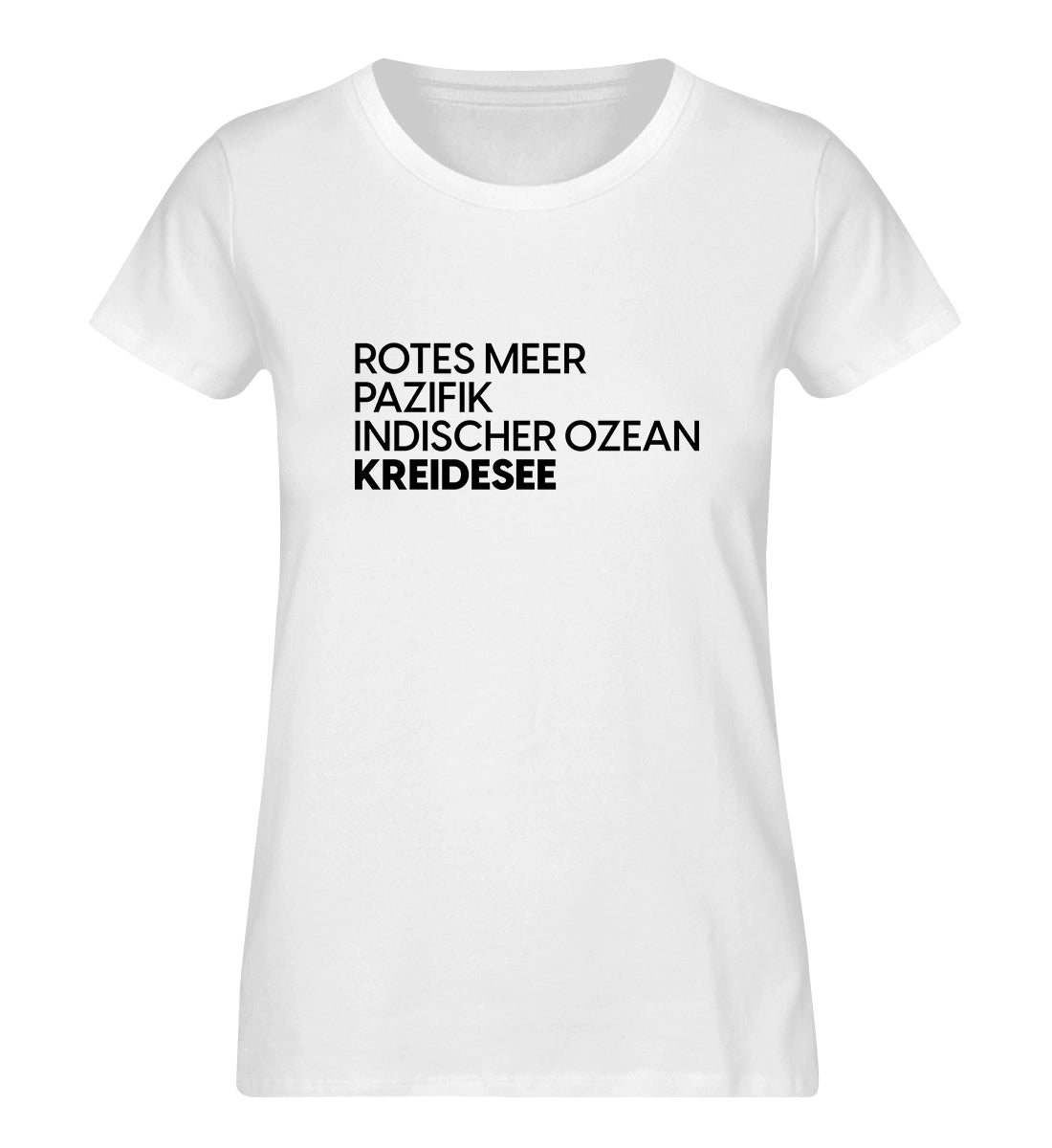 Kreidesee 🇩🇪 - 100 % Bio Frauen T-Shirt