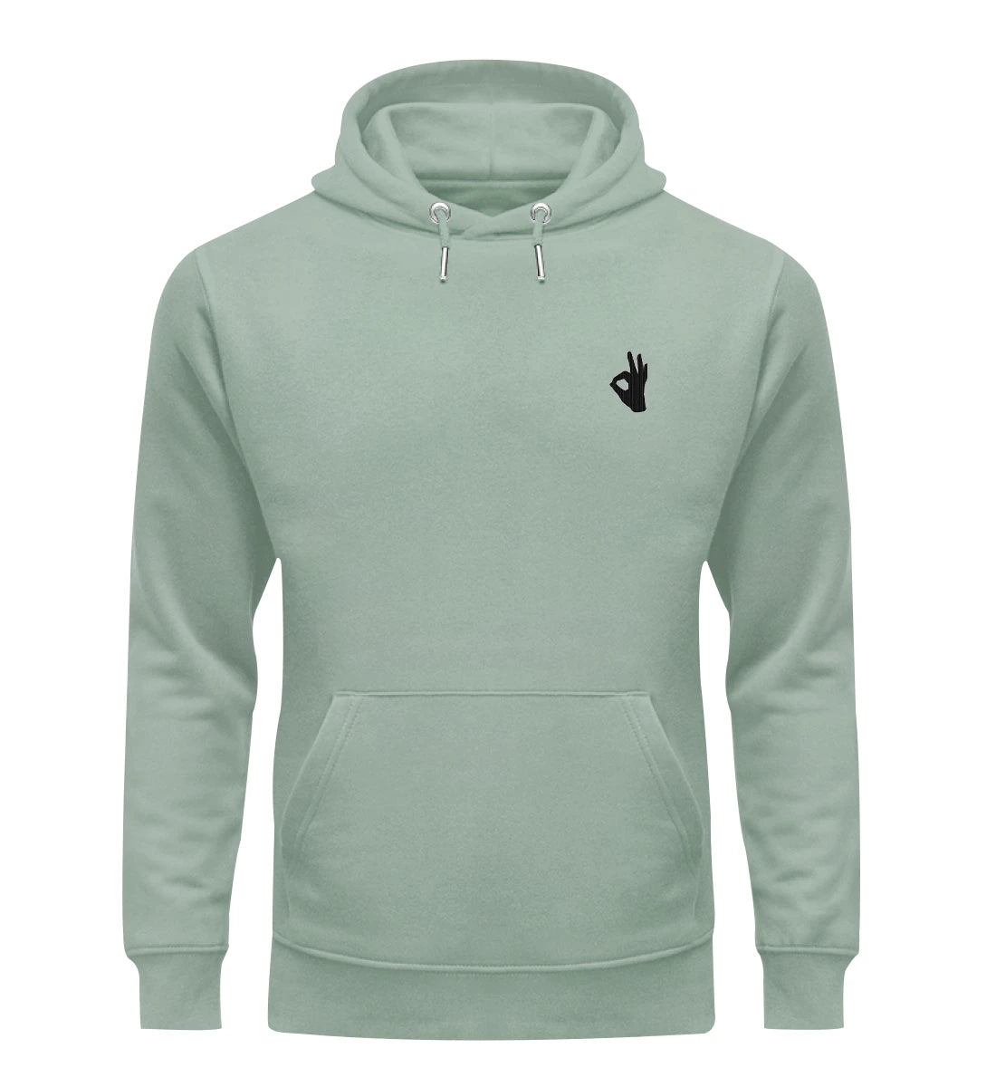 OK gestickt - Bio Hoodie mit Stick