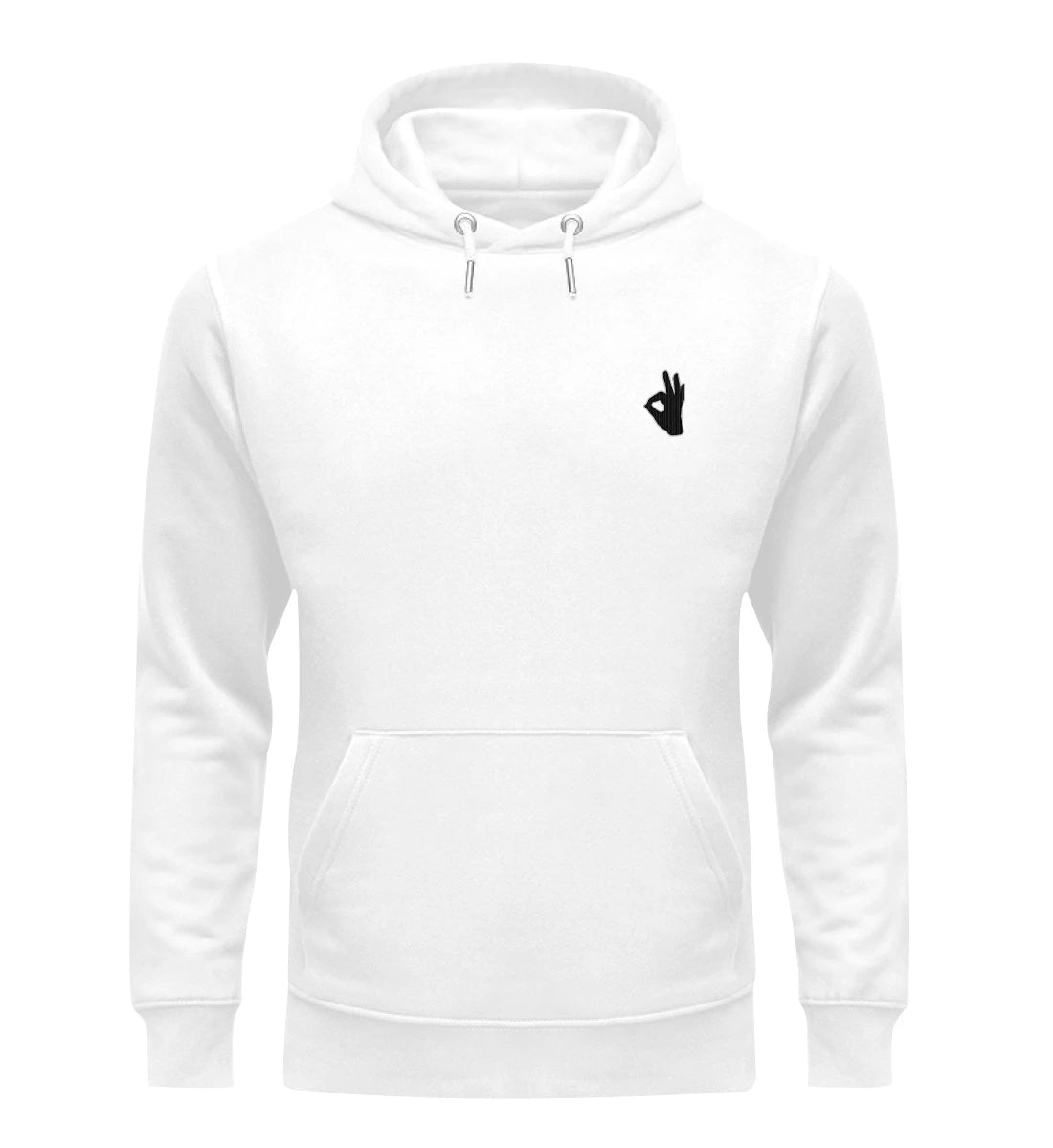 OK gestickt - Bio Hoodie mit Stick