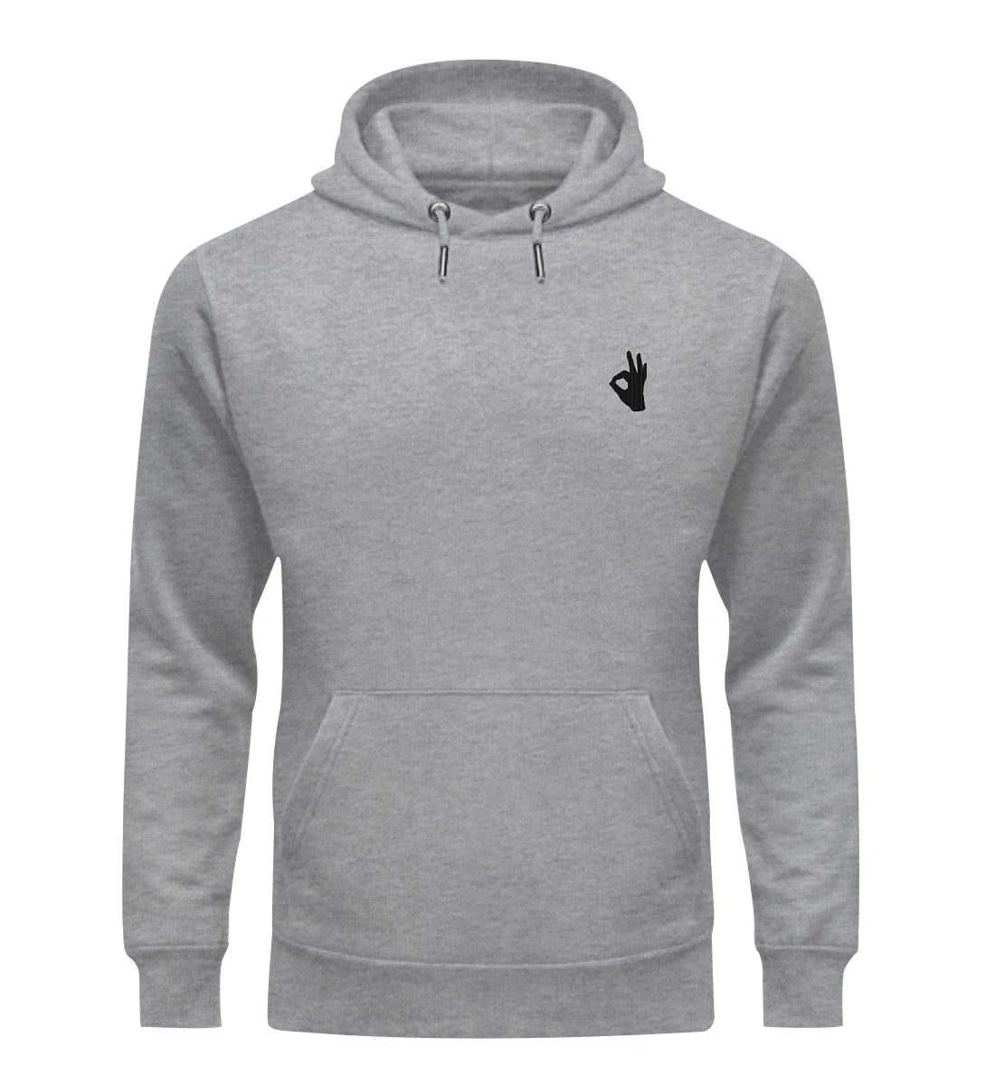 OK gestickt - Bio Hoodie mit Stick