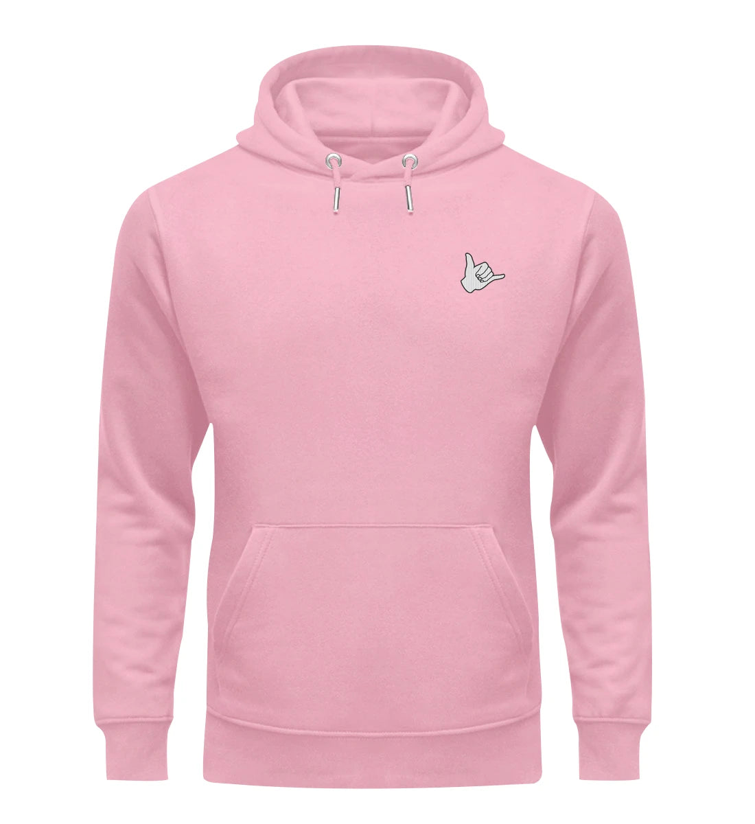 Shaka gestickt - Bio Hoodie mit Stick