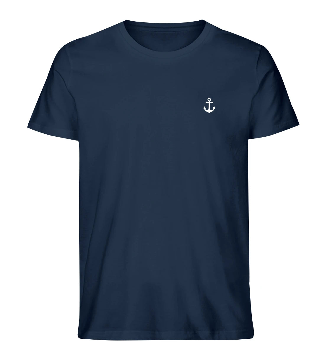 Anker gestickt - 100 % Bio Shirt mit Stick
