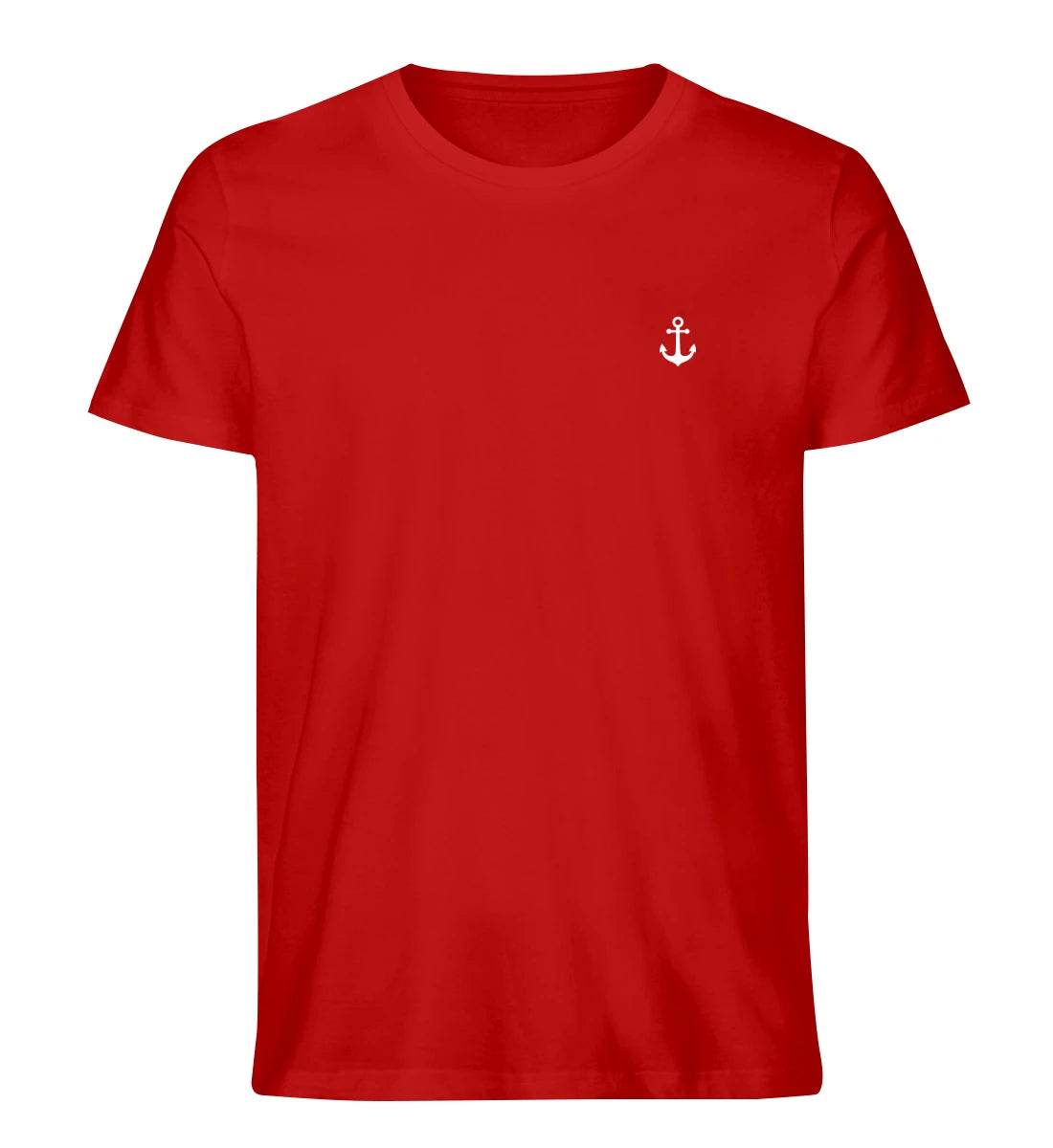 Anker gestickt - 100 % Bio Shirt mit Stick