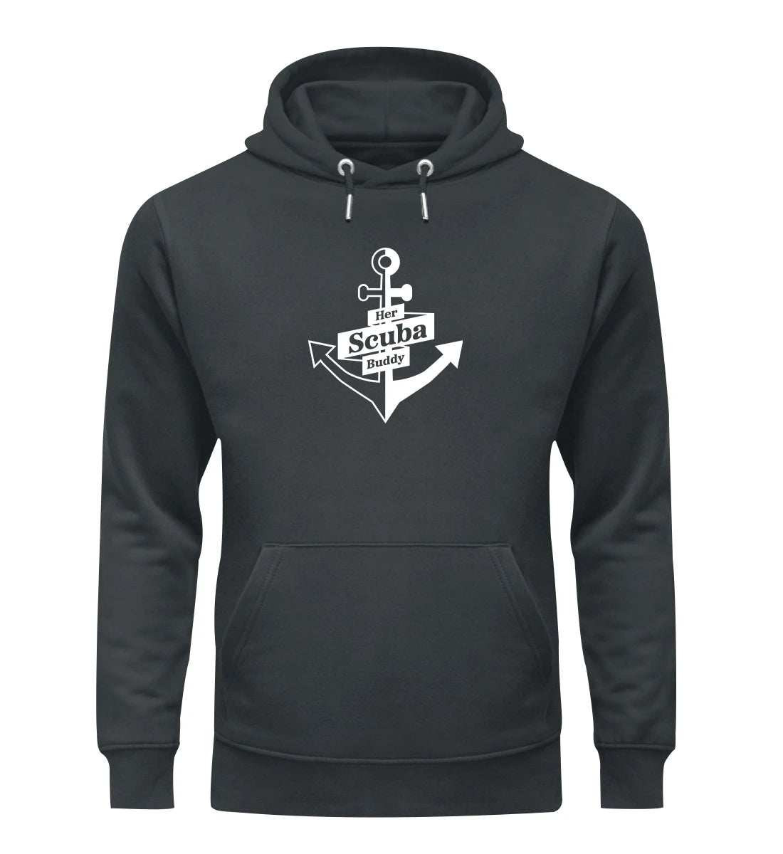 Her Scuba Buddy (bold) - Bio Hoodie