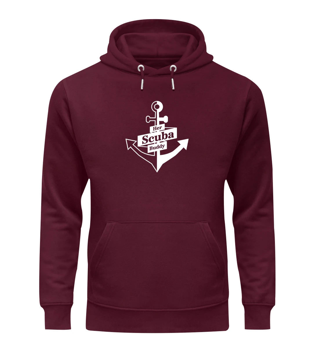 Her Scuba Buddy (bold) - Bio Hoodie