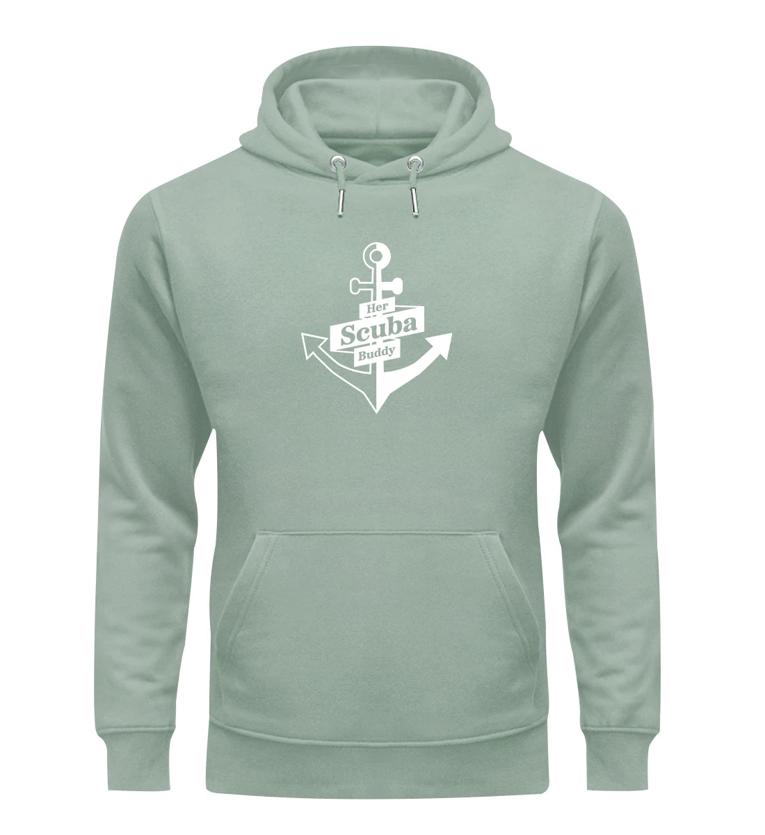 Her Scuba Buddy (bold) - Bio Hoodie