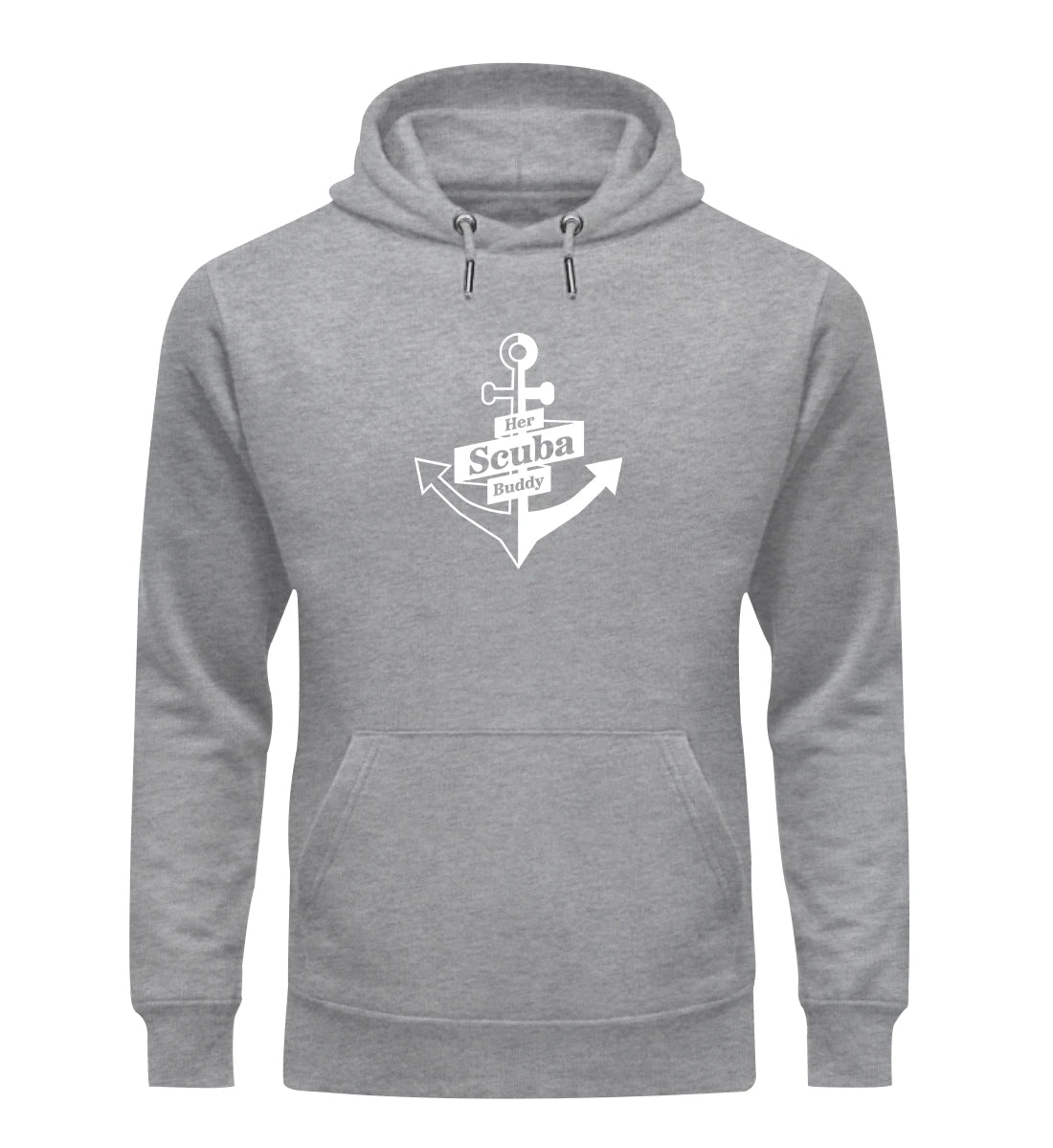 Her Scuba Buddy (bold) - Bio Hoodie