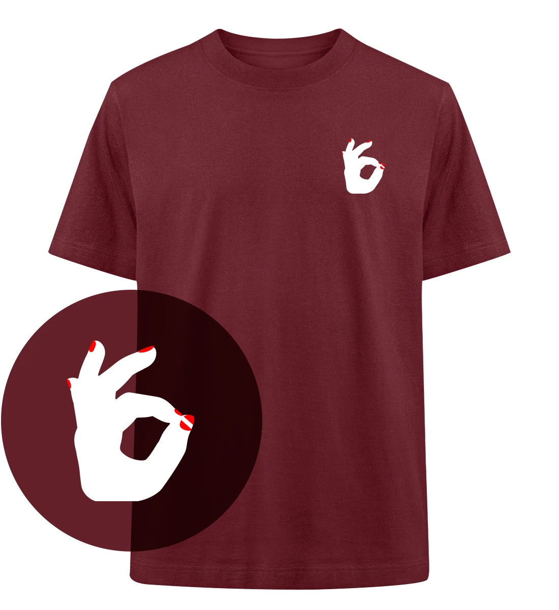 OK Signal - 100 % Bio Oversized T-Shirt